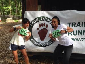 Talisa and I at packet and bib pick-up. 6.6.2014.